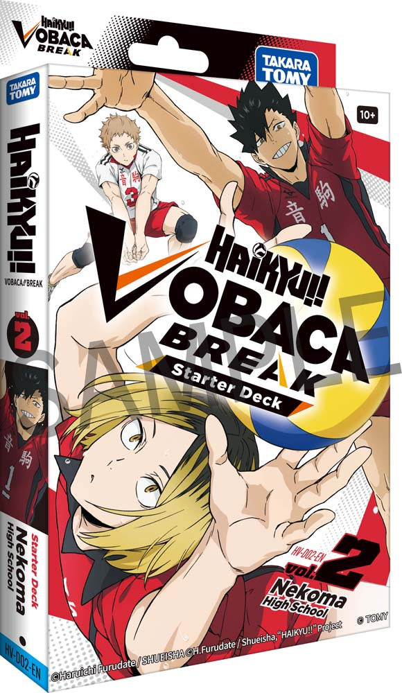 HAIKYU!! VOBACA BREAK: The Dumpster Battle Pack Series 1 Starter Deck: Nekoma High School
