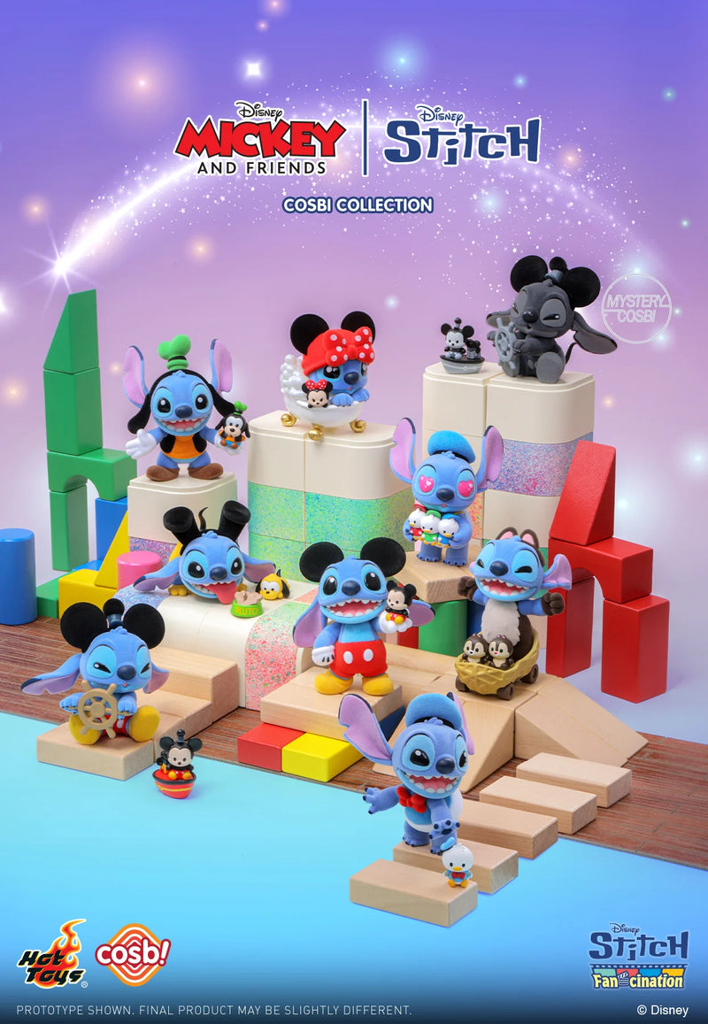 Hot Toys: Cosbi - Mickey and Friends x Stitch Series Blind Box (Single)