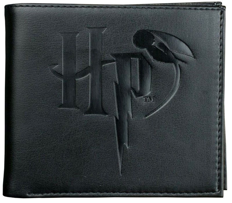 Harry Potter - Logo Embossed Black Wallet