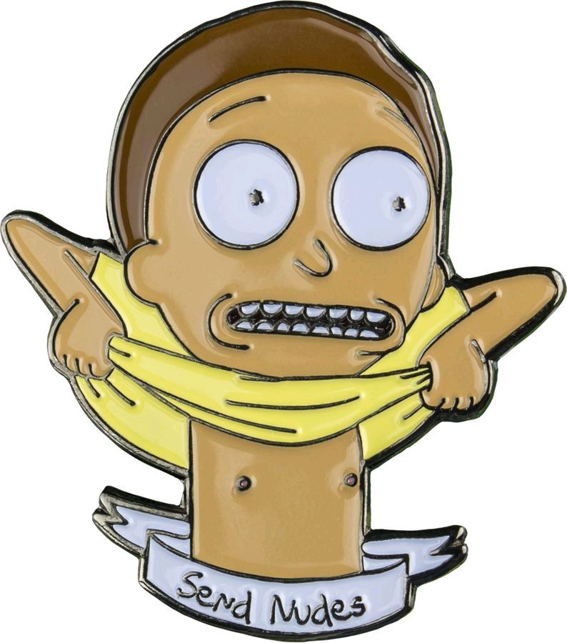 Rick & Morty - Send Nudes Enamel Pin
