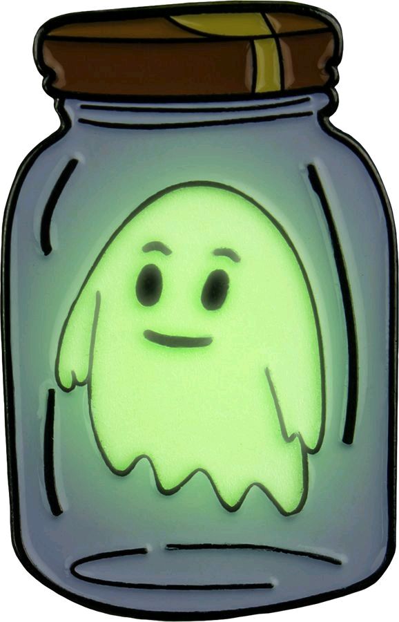 Rick & Morty - Ghost in a Jar GW Enamel Pin
