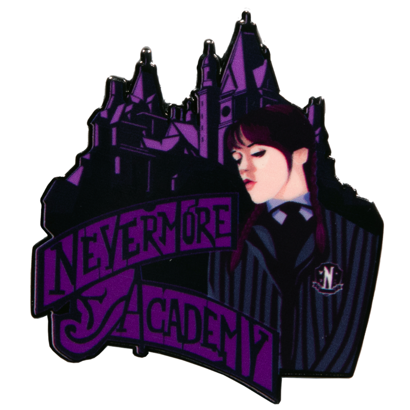 Wednesday - Nevermore Wednesday Pin