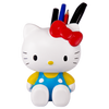 Hello Kitty - Sitting in Blue Overalls Pen Holder