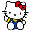 Hello Kitty - #5 Overall Pin