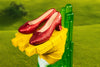 The Wizard of Oz - Scaled Ruby Slippers Statuette on Light-Up Stand