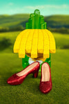 The Wizard of Oz - Scaled Ruby Slippers Statuette on Light-Up Stand