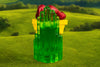 The Wizard of Oz - Scaled Ruby Slippers Statuette on Light-Up Stand