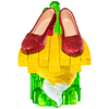 The Wizard of Oz - Scaled Ruby Slippers Statuette on Light-Up Stand