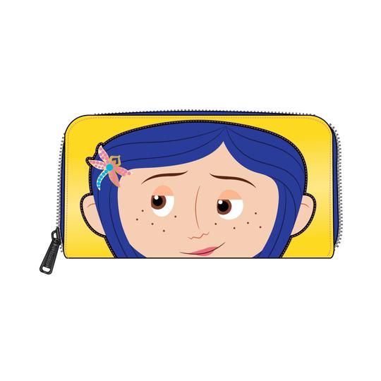 CORALINE - RAIN COAT COSPLAY ZIP AROUND WALLET