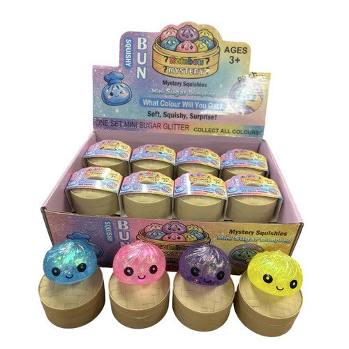 Mini Dumpling Squishy Glitter (Single)