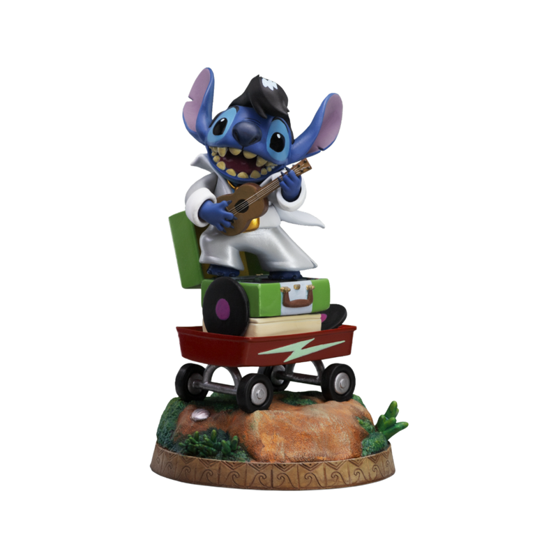 Lilo & Stitch - Stitch (King of Rock) 1/10 Scale Statue