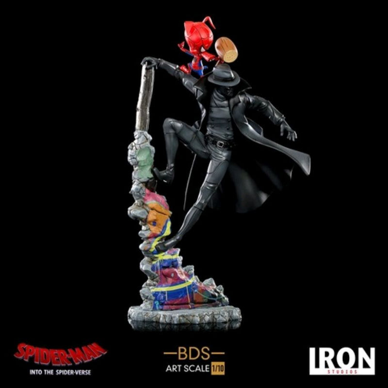 Spider-Man: Into the SpiderVerse - Noir & Spider-Ham Battle Diorama 1:10 Scale Statue