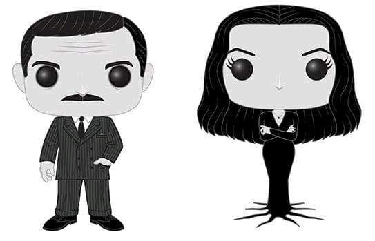 Image Addams Family - Morticia and Gomez Black & White US Exclusive Pop! Vinyl 2-pack [RS]