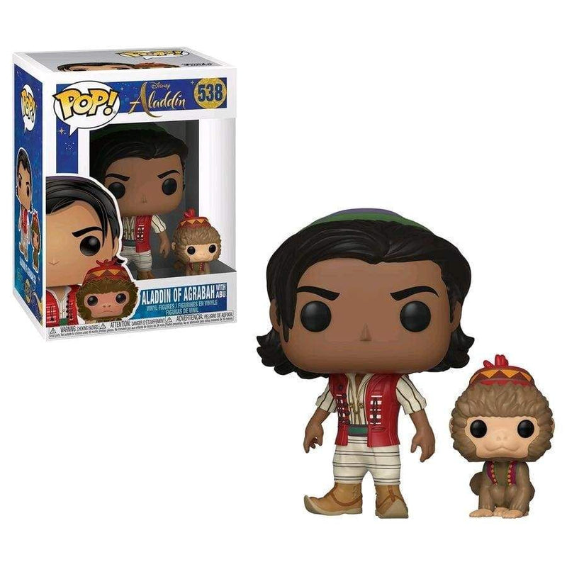 Image Aladdin (2019) - Aladdin of Agrabah with Abu Pop! Vinyl