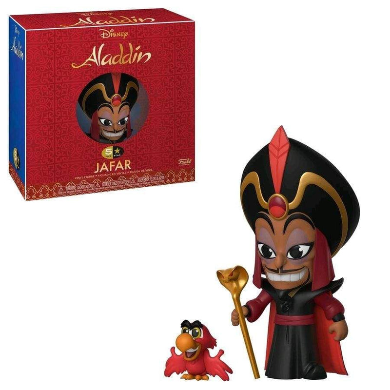 Image Aladdin - Jafar with Iago 5 Star Vinyl Figure