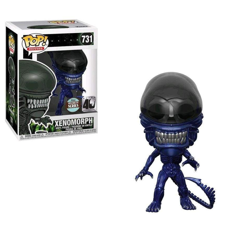 Image Alien - Xenomorph Blue Metallic 40th Anniversary Specialty Series Exclusive Pop! Vinyl