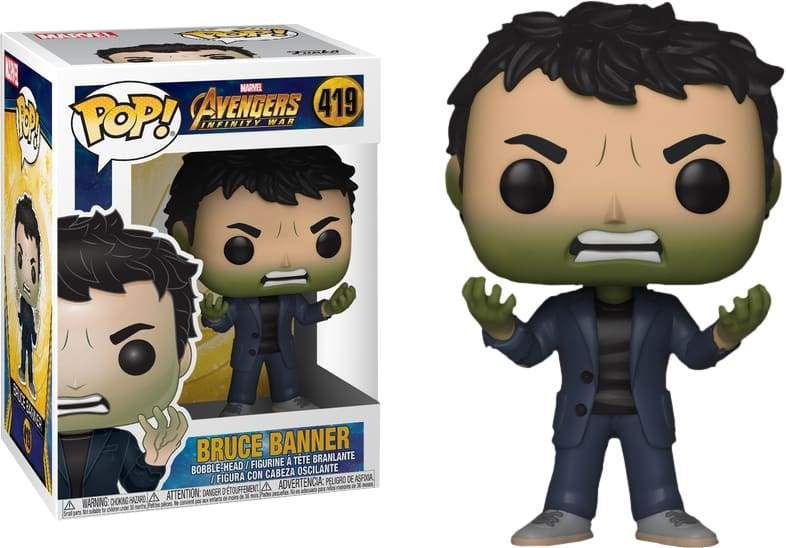 Image Avengers 3 - Bruce Banner w/Hulk Head Pop!