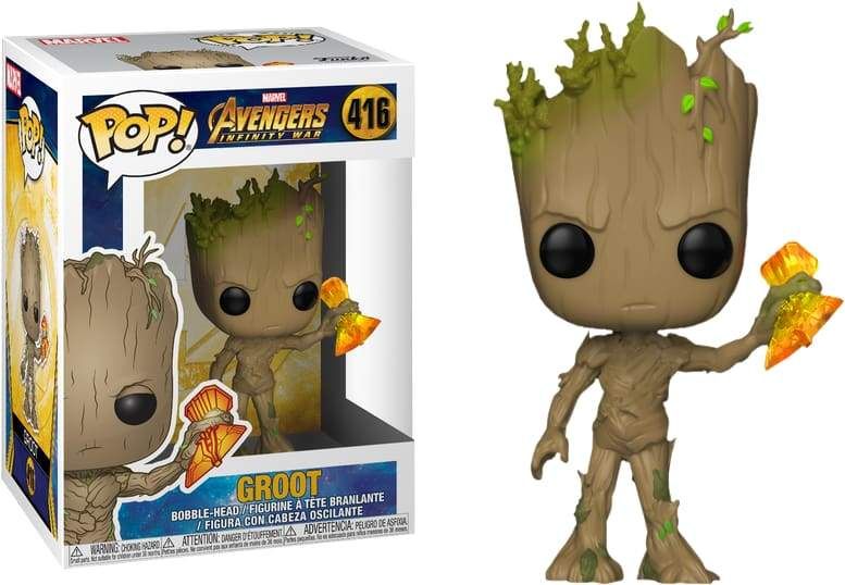 Image Avengers 3 - Groot with Stormbreaker Pop!