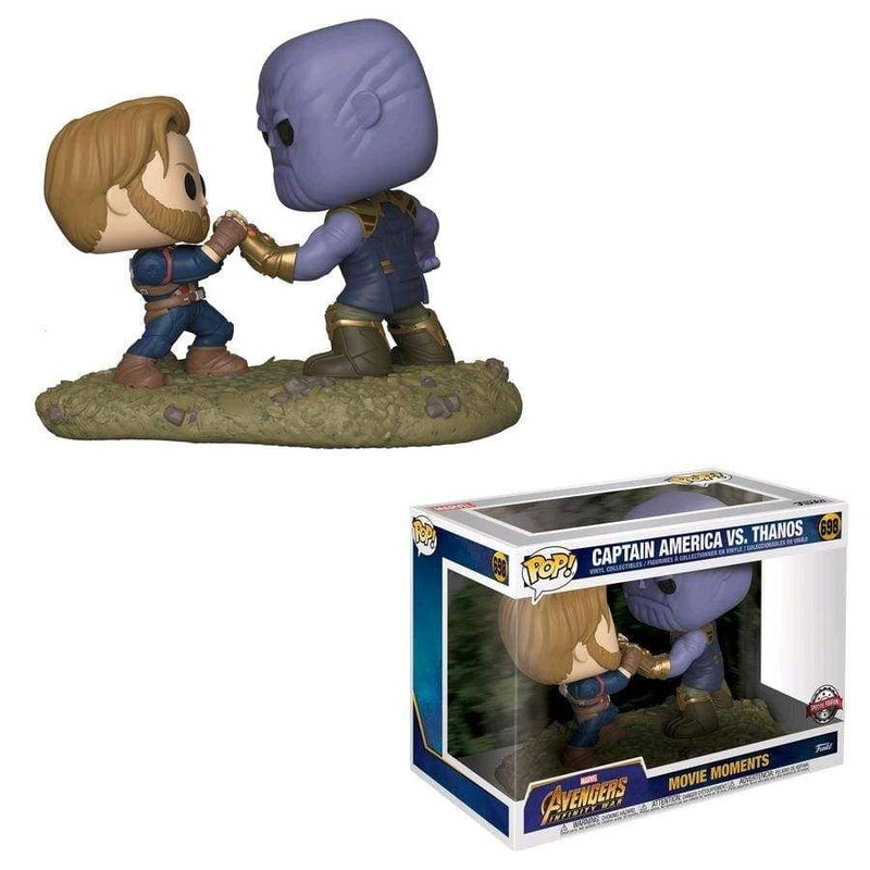 Image Avengers 3: Infinity War - Captain America vs Thanos Movie Moment US Exclusive Pop! Vinyl [RS]