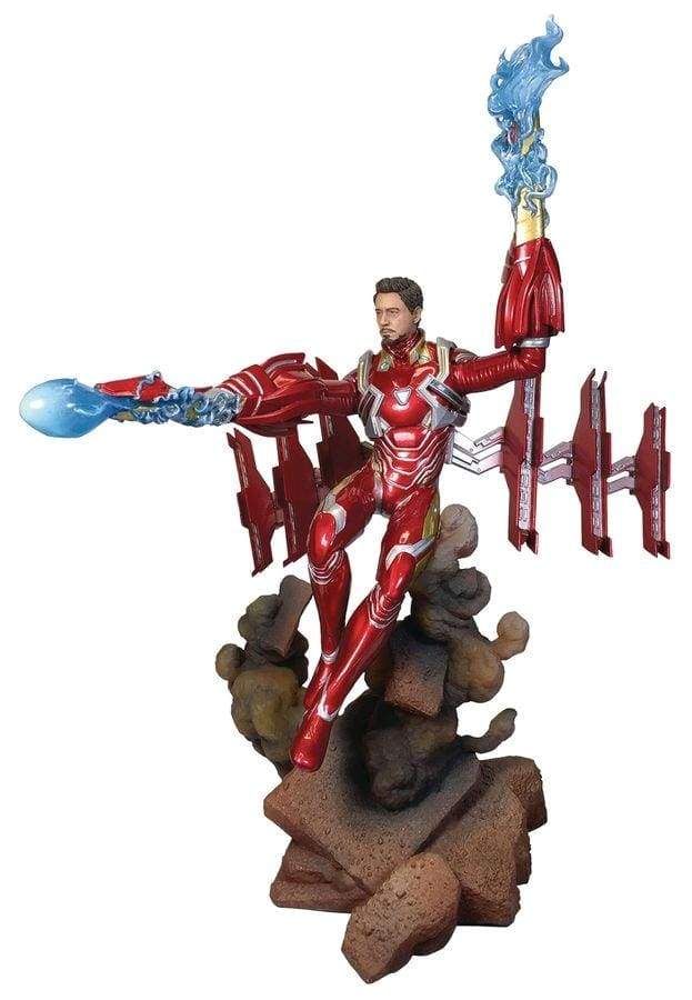 Image Avengers 3: Infinity War - Iron Man Mark 50 Unmasked Deluxe Gallery Statue