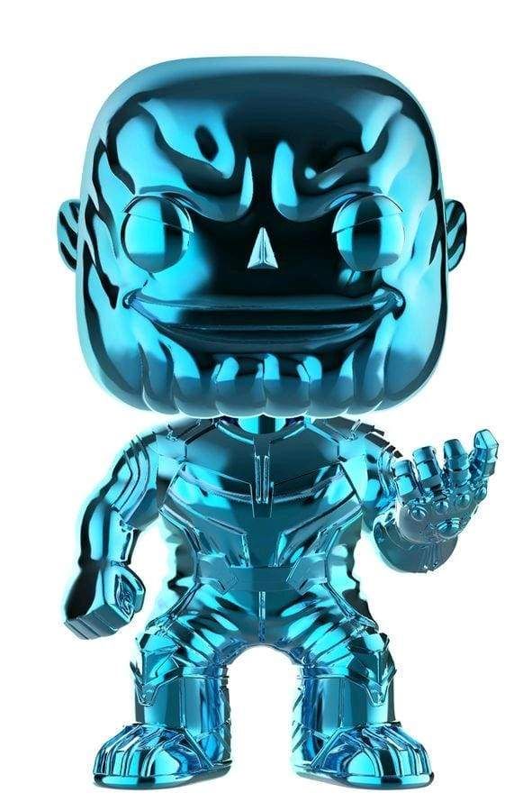 Image Avengers 3: Infinity War - Thanos Blue Chrome US Exclusive Pop! Vinyl [RS]