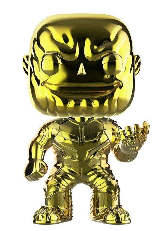 Image Avengers 3: Infinity War - Thanos Yellow Chrome US Exclusive Pop! Vinyl [RS]