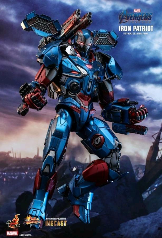 Image Avengers 4: Endgame - Iron Patriot Diecast 1/6th Scale Action Figure