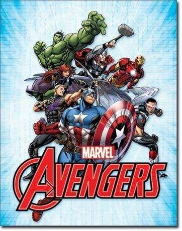 Image Avengers - Ensemble Tin Sign