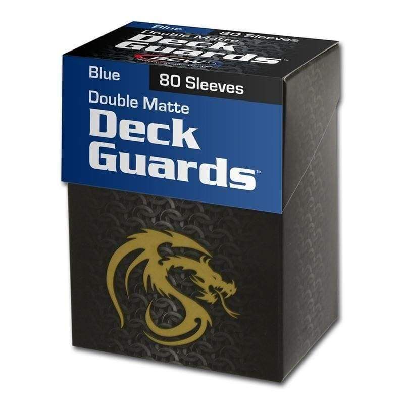 Image BCW Deck Guard Boxed Sleeves (80) Blue