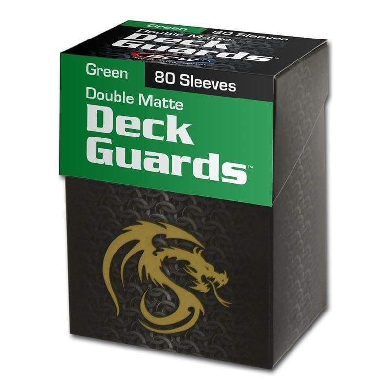 Image BCW Deck Guard Boxed Sleeves (80) Green
