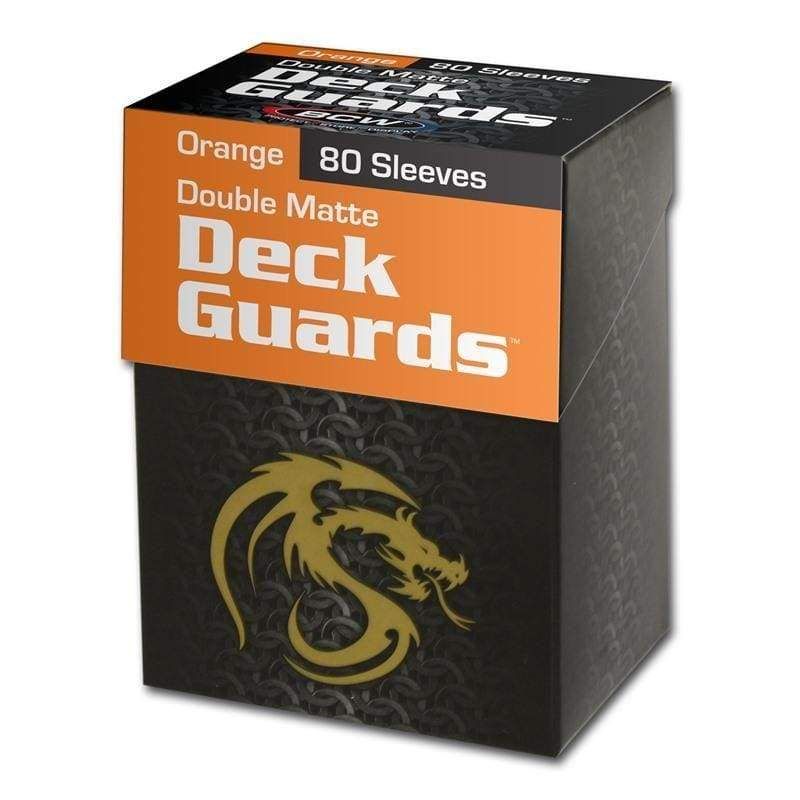 Image BCW Deck Guard Boxed Sleeves (80) Orange