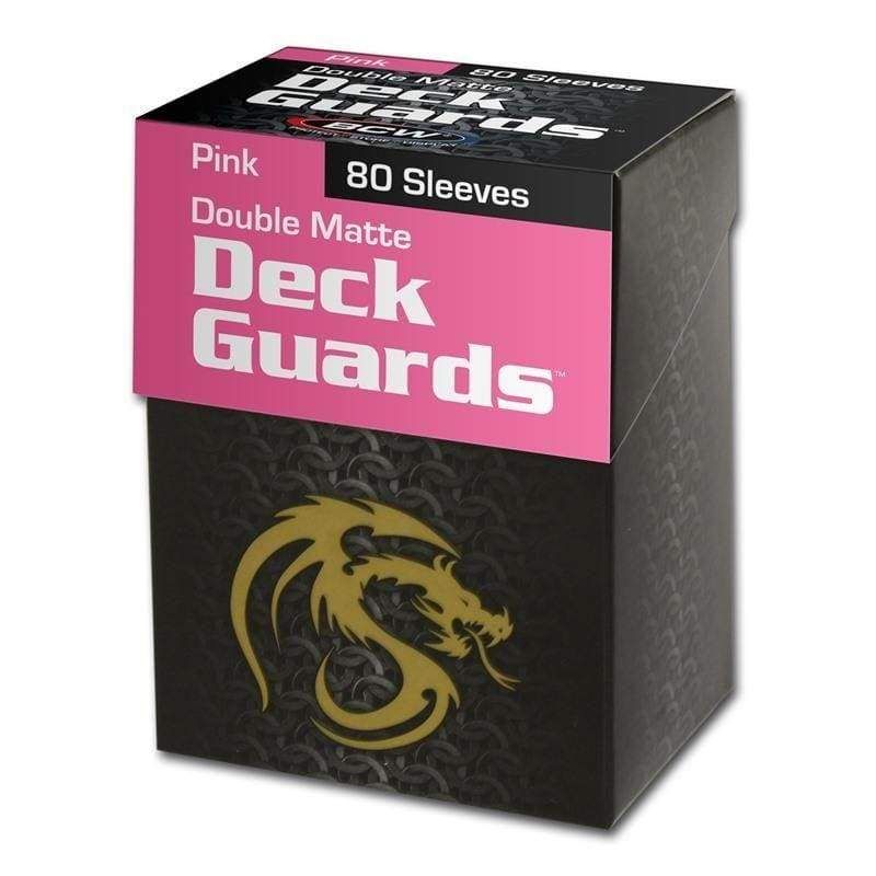Image BCW Deck Guard Boxed Sleeves (80) Pink