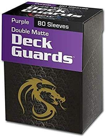 Image BCW Deck Guard Boxed Sleeves (80) Purple