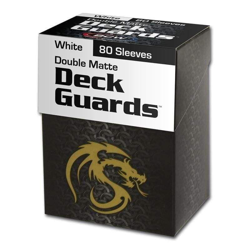 Image BCW Deck Guard Boxed Sleeves (80) White