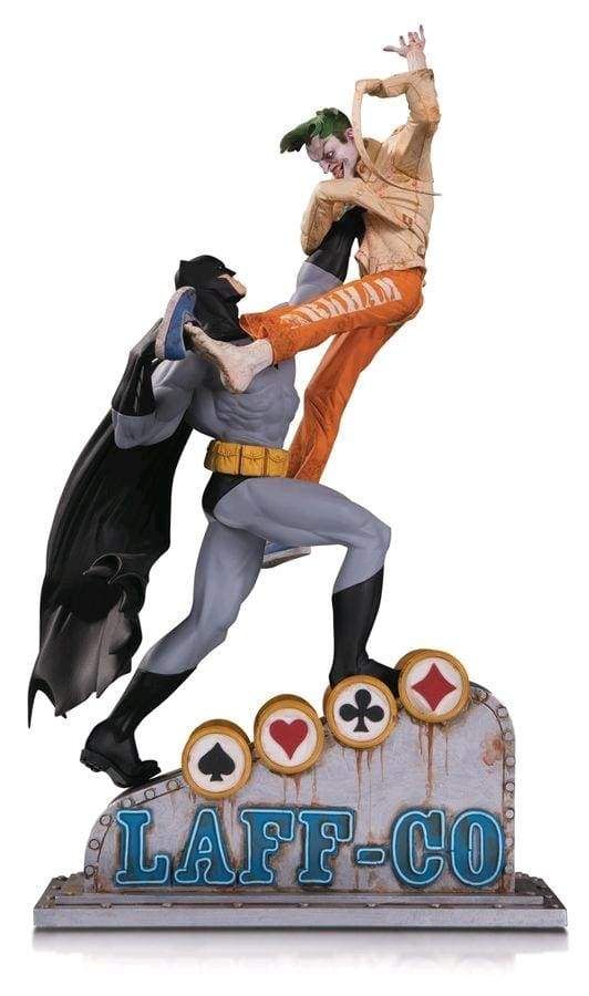 Image Batman - Batman vs Joker Laff Co Statue