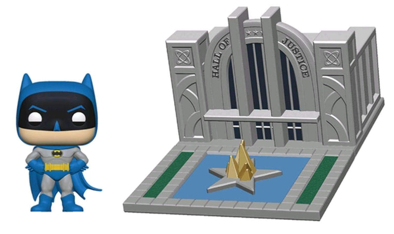 Image Batman - Batman with Hall of Justice 80th Anniversary Pop! Town