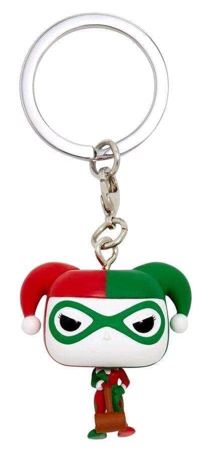 Image Batman - Harley Quinn (Holiday) US Exclusive Pocket Pop! Keychain [RS]