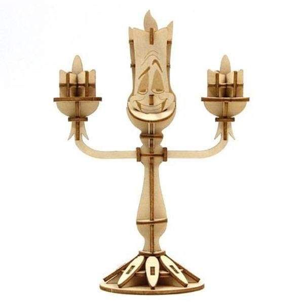 Image Beauty and the Beast - Lumiere 3D Wood Model Kit