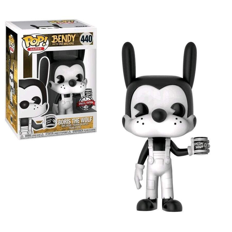 Image Bendy and the Ink Machine - Boris with Beans US Exclusive Pop! Vinyl [RS]