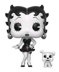 Image Betty Boop - Betty with Pudgy Black & White (with chase) US Exclusive Pop! Vinyl [RS]