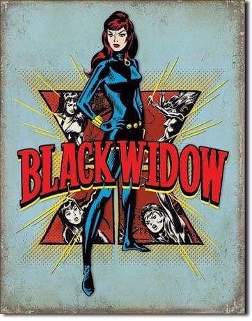 Image Black Widow - Retro Tin Sign