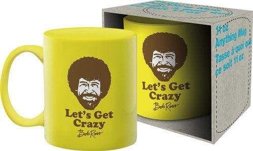Image Bob Ross Lets Get Crazy Coffee Mug