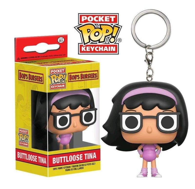 Image Bob's Burgers - Buttloose Tina Pop! Keychain