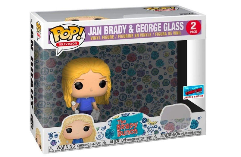 Image Brady Bunch - Jan & George Glass Pop! 2pk NY18 RS (1 Per Person)