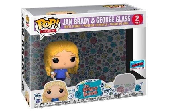 Image Brady Bunch - Jan & George Glass Pop! 2pk NY18 RS