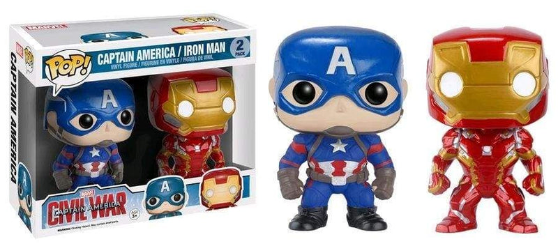 Image Captain America 3 - Iron Man & CapAmerica Pop! 2Pk