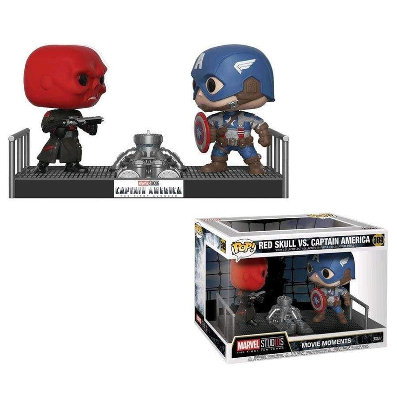Image Captain America - Captain America vs Red Skull Movie Moment Pop! Vinyl