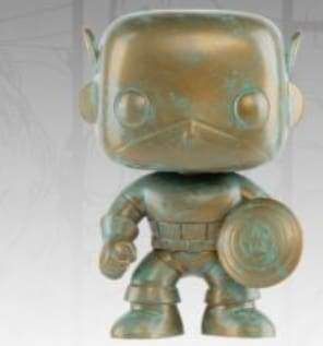 Image Captain America - Marvel 80th Anniversary Patina US Exclusive Pop! Vinyl [RS]