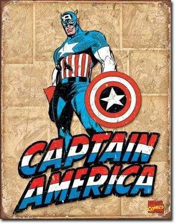Image Captain America - Retro Tin Sign