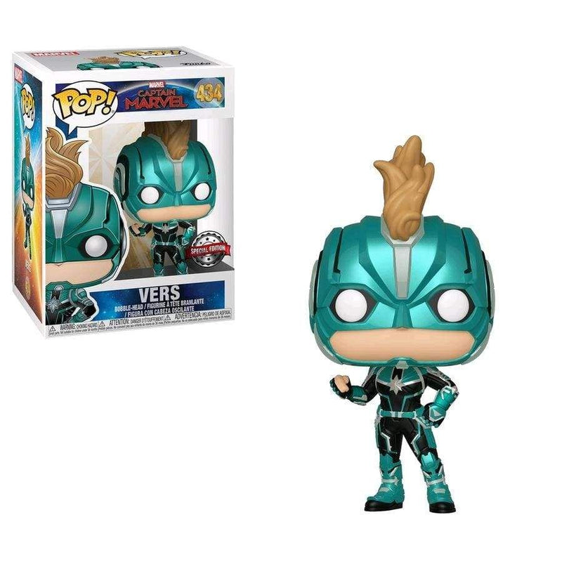 Image Captain Marvel - Vers Masked US Exclusive Pop! Vinyl [RS]